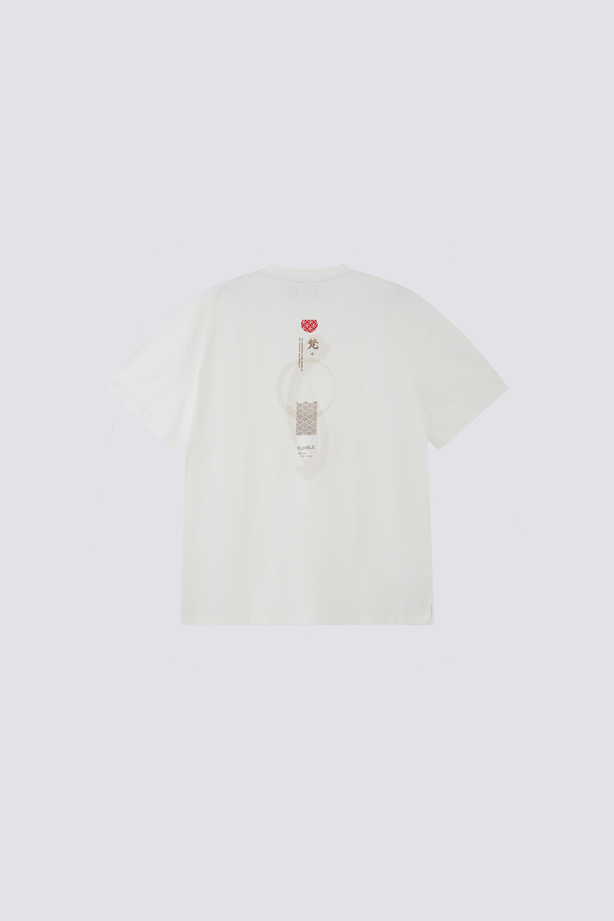 Japanese Totem FUM Tee｜White｜Hong Kong Original Design