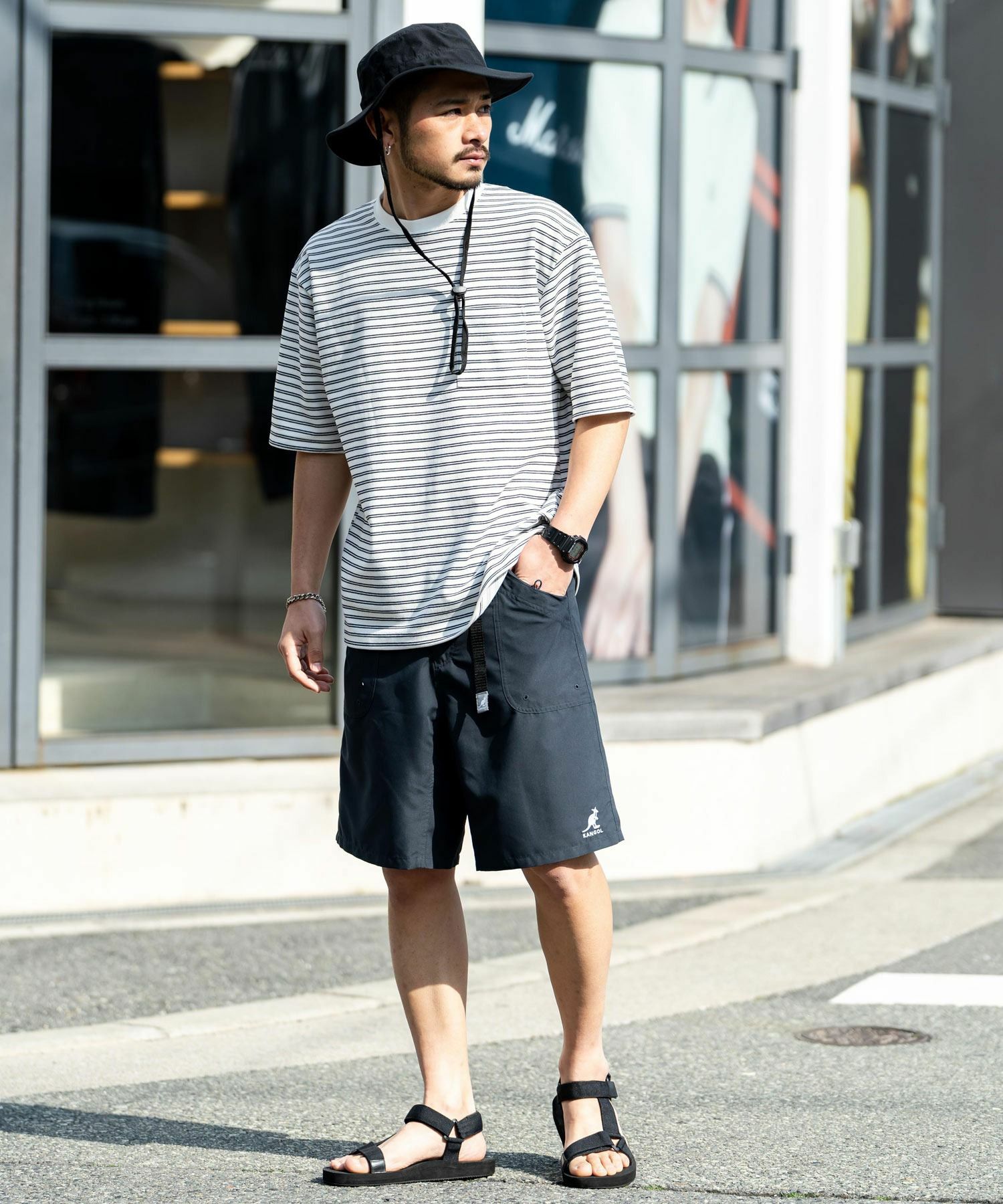 日牌 Kangol x Rocky Monroe Shorts [92355287]