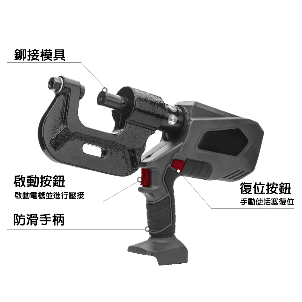 附發票｜M1電動鉚釘槍｜鋰電 鉚釘槍 拉鉚槍 鐵皮打孔 單頭壓接 鉚釘鉗子 便攜式  五金工具 電動鉚釘