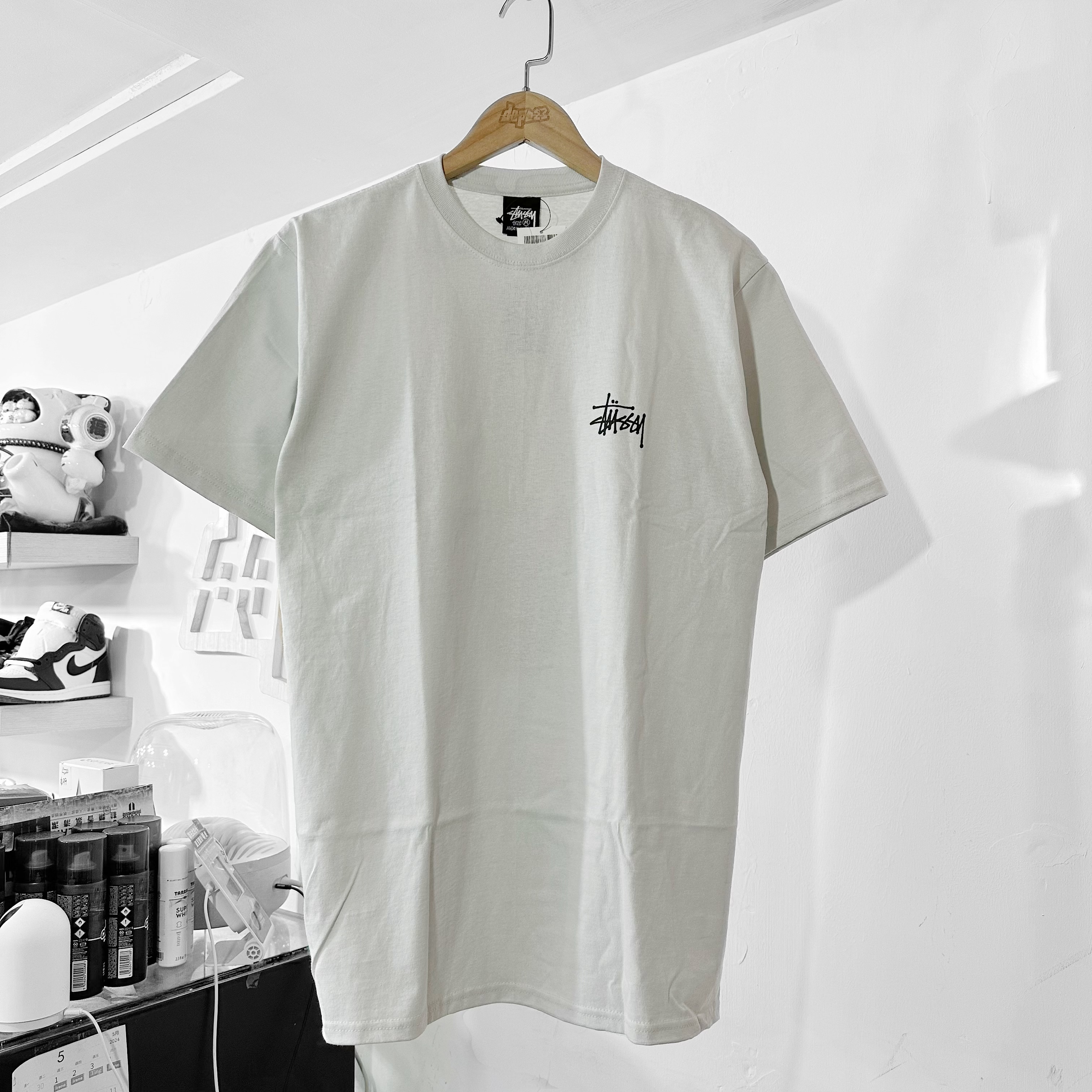 STUSSY SS24 SUNSET TEE FOG (GREY灰色)