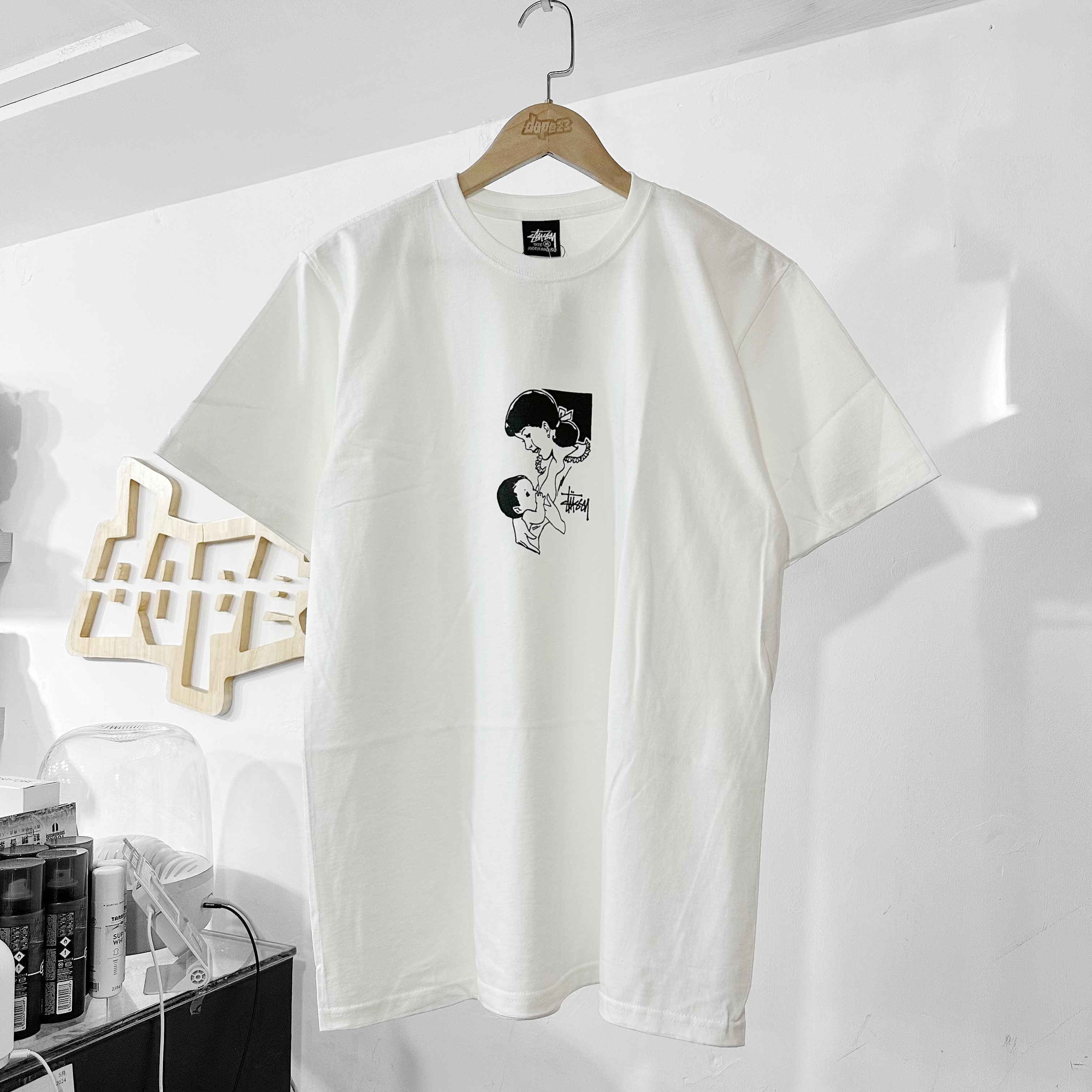 STUSSY SS24 Nurture Tee White