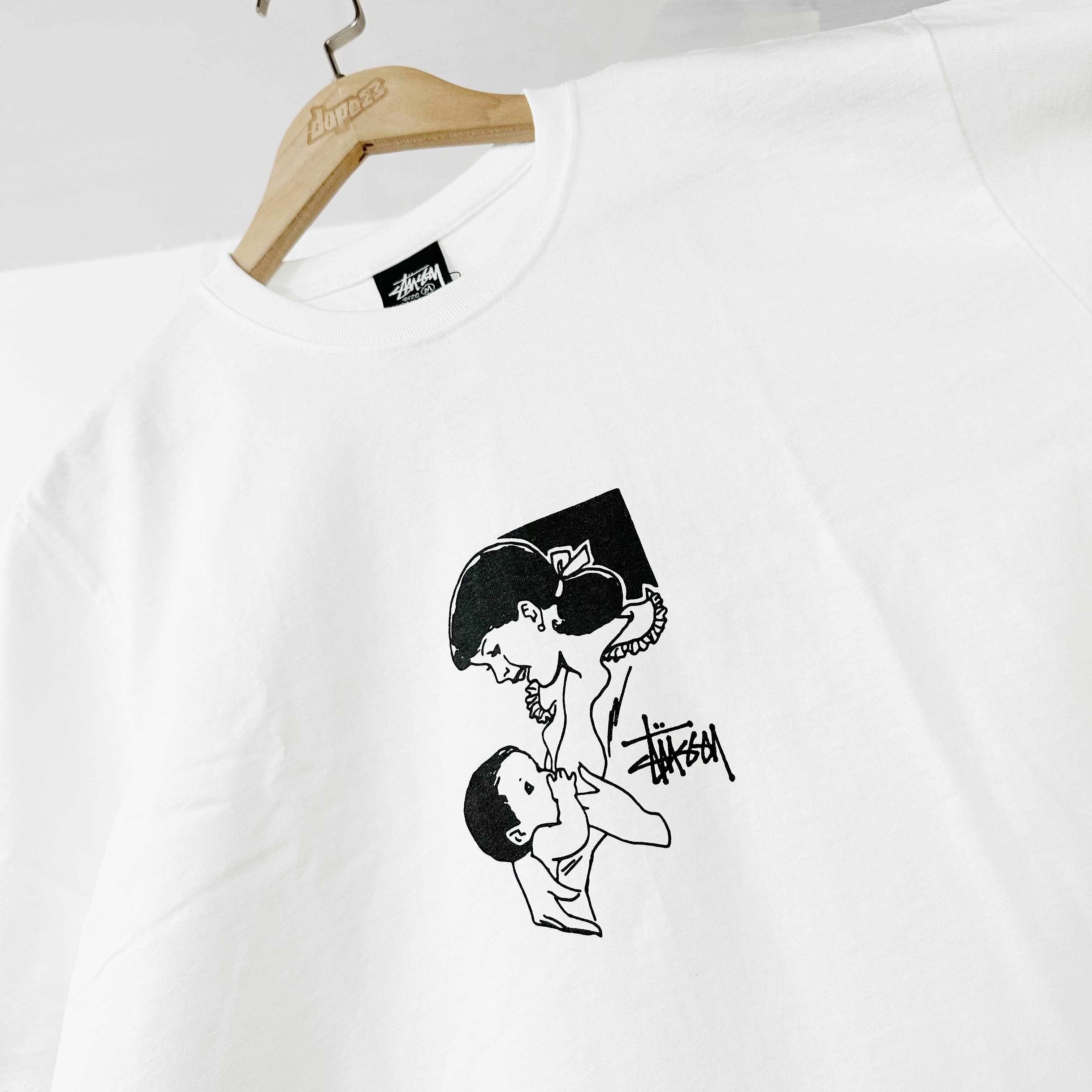 STUSSY SS24 Nurture Tee White
