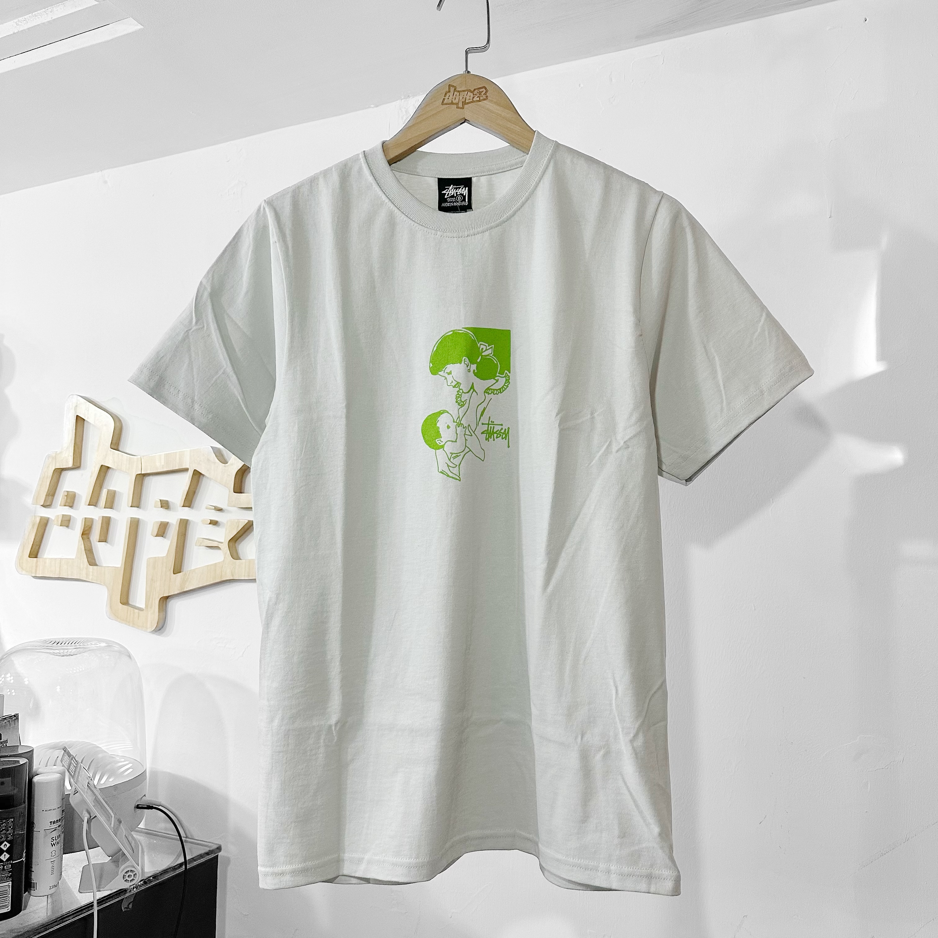 STUSSY SS24 Nurture Tee Fog