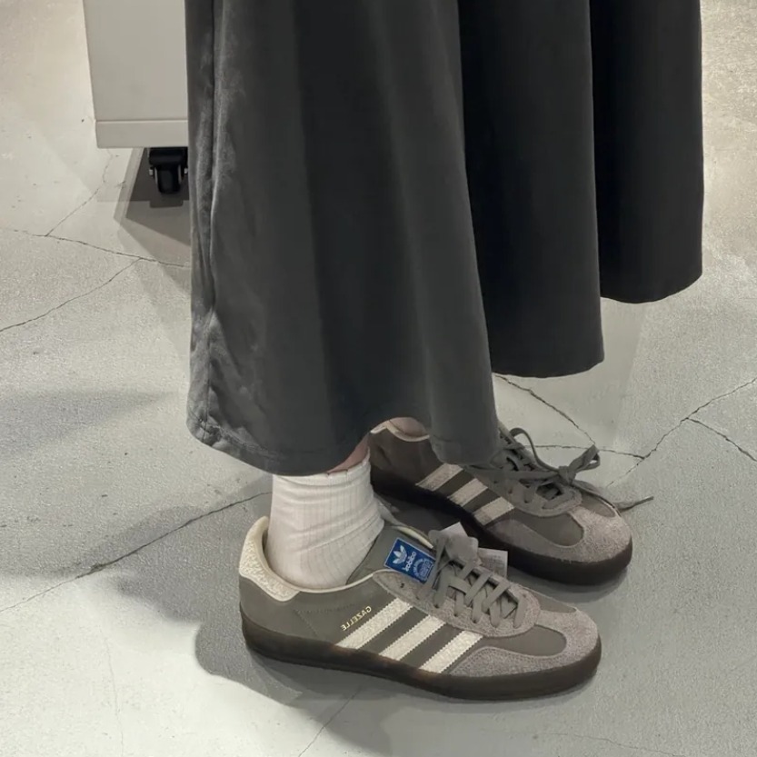 Adidas Originals Gazelle Indoor 格雷灰 城堡灰 巴洛克 生膠 焦糖底 復古鞋 IF1807