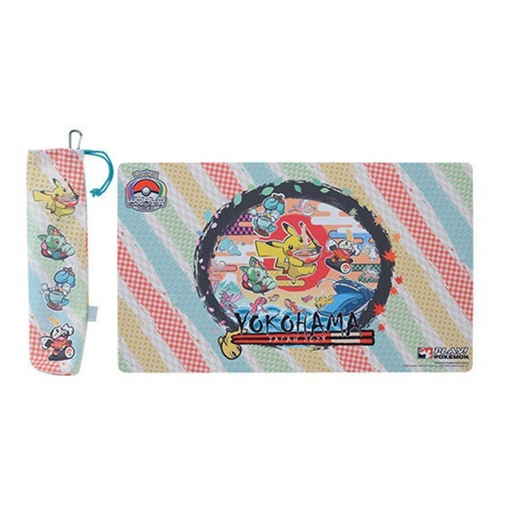 Pokemon Card Game 卡墊 WCS 2023 新葉喵&呆火鱷&潤水鴨