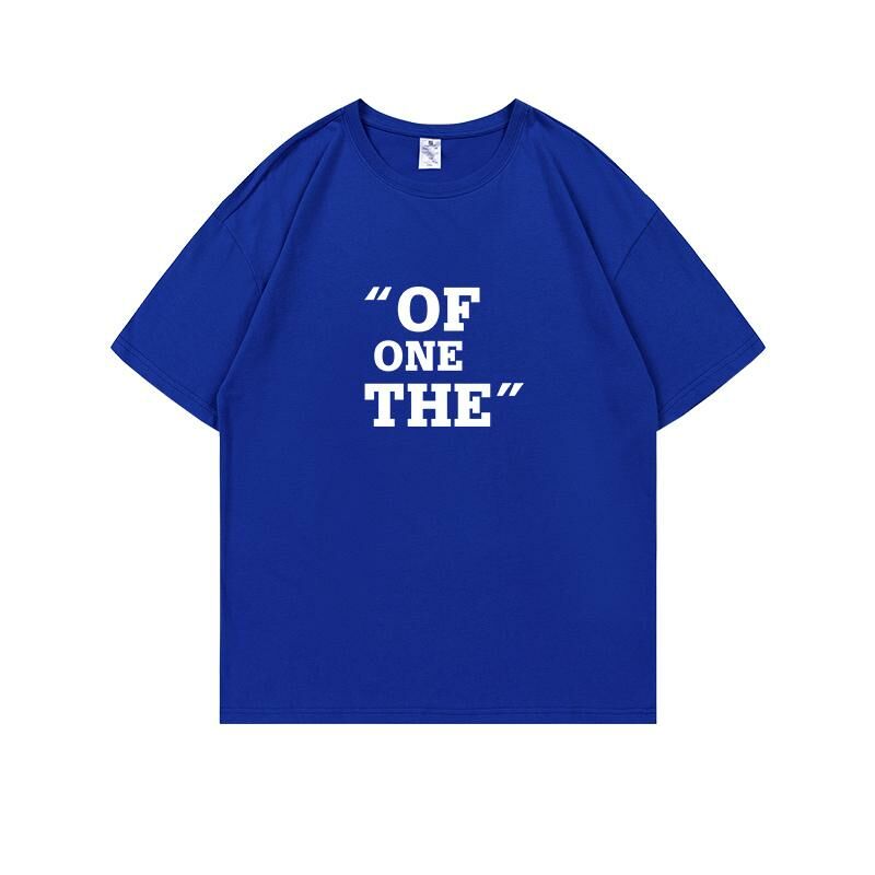 Loose short-sleeved T-shirt (S-4XL Klein Blue) [Please contact customer service to confirm the shipping size after placing an order] 