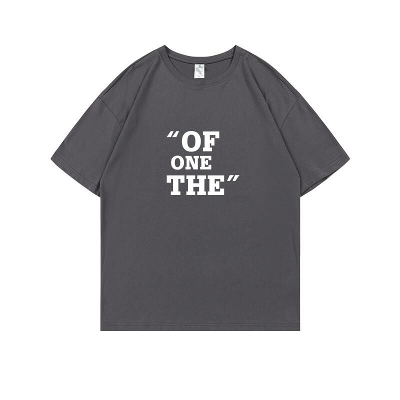 Loose short-sleeved T-shirt (S-4XL dark gray) [Please contact customer service to confirm the shipping size after placing an order] 