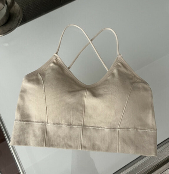 Summer anti-light vest with chest pad (apricot) [one size]