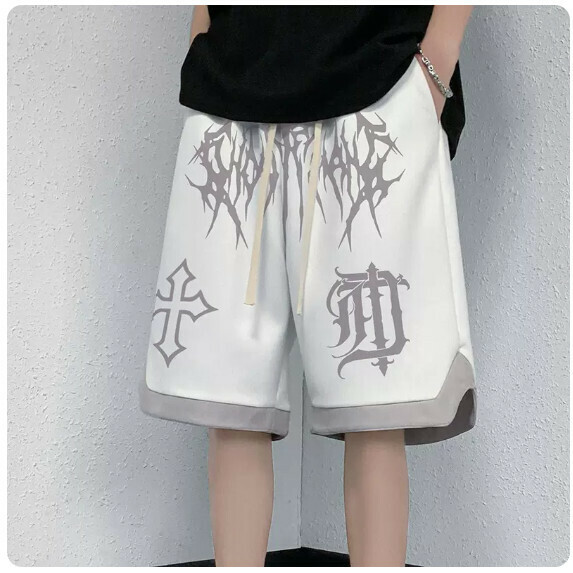 熱賣短褲男（白色【M_5XL碼】（下單後聯繫客服確認發貨尺碼））