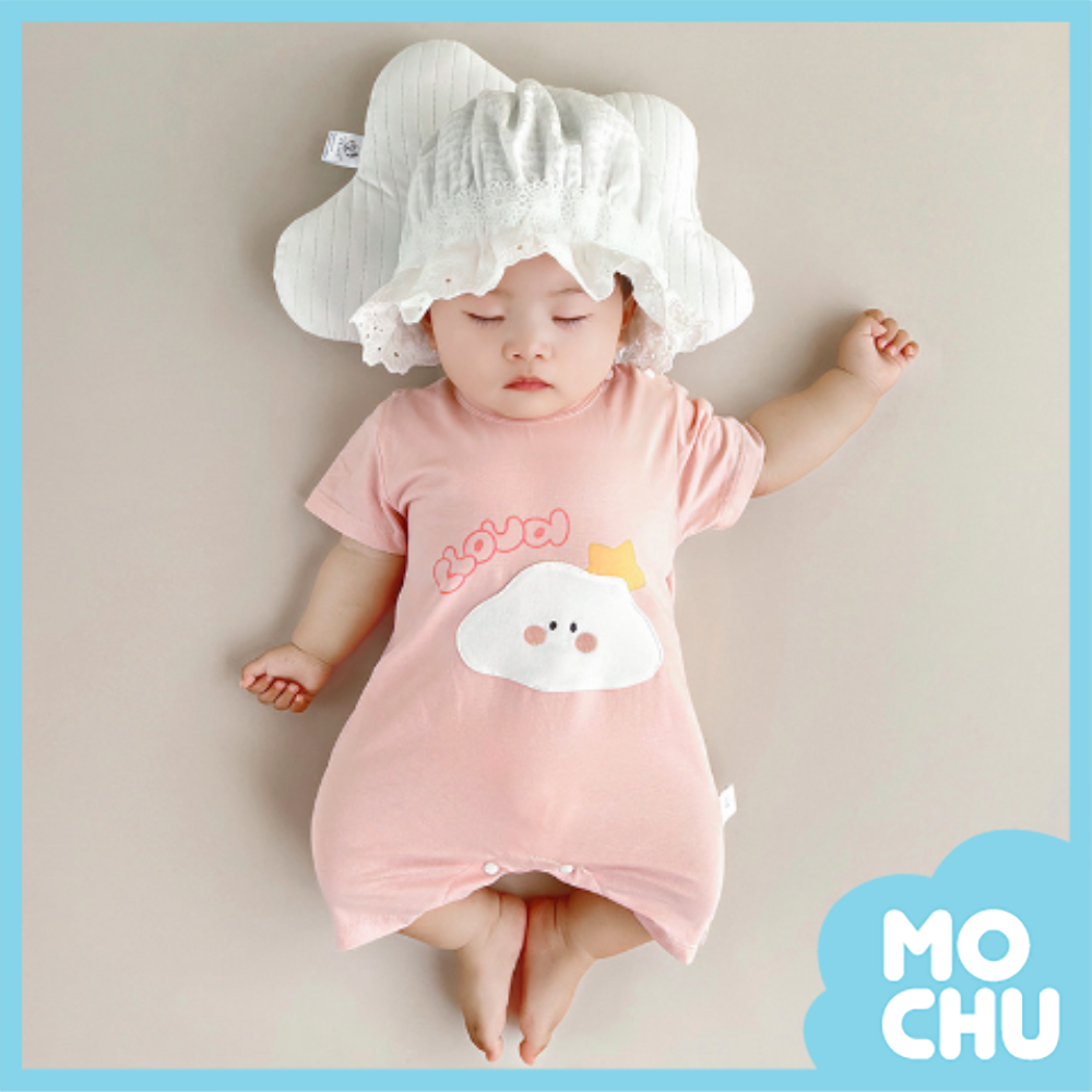 雲朵星星短袖連身衣