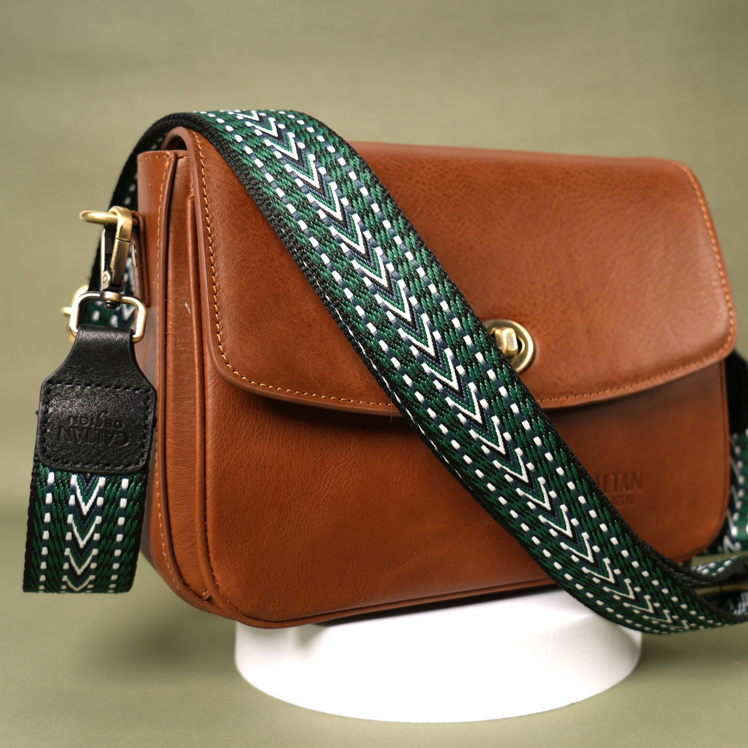 圖騰紋可拆式帆布背帶-兩色(239005.6背帶)