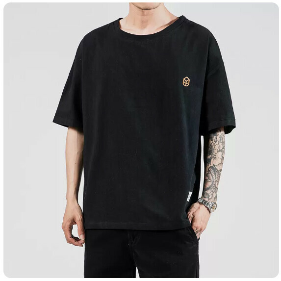 Summer Men's T-Shirt (T205 Black [M_4XL] (Contact Customer Service to confirm the size after placing an order))