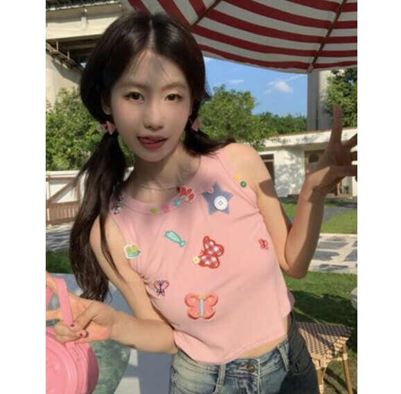 Summer I-Shirt (Pink) [One Size]