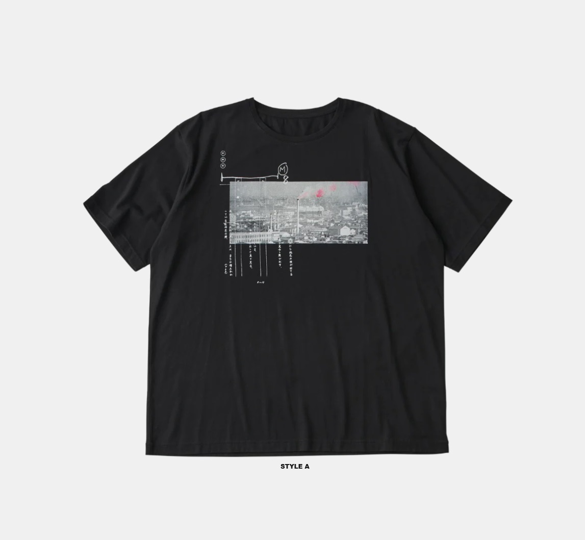 PORTER CLASSIC AKIRA KUROSAWA TEE SS (黒澤明) - BLACK PRE ORDER ITEM (預訂中)