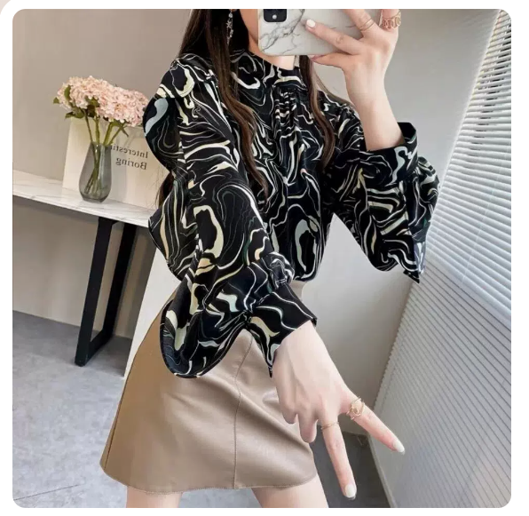 熱賣長袖百搭襯衫(黑色 尺碼:S-3XL)(下單後請聯絡客服確認發貨尺碼)
