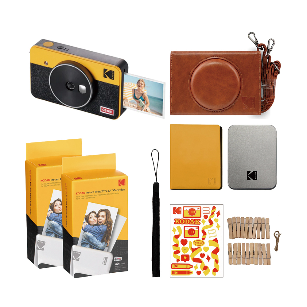 KODAK 柯達 MINI SHOT2 C210R 拍立得口袋相印機 豪華出遊組 公司貨