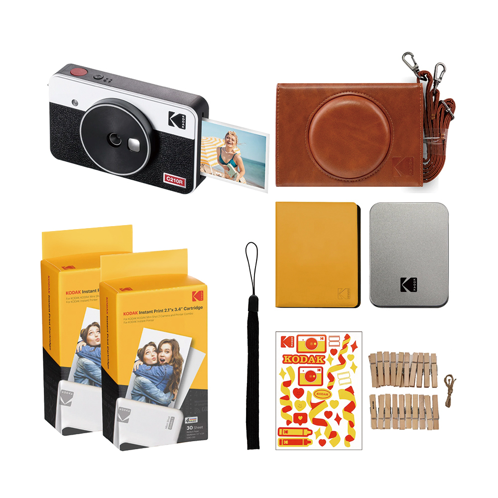 KODAK 柯達 MINI SHOT2 C210R 拍立得口袋相印機 豪華出遊組 公司貨