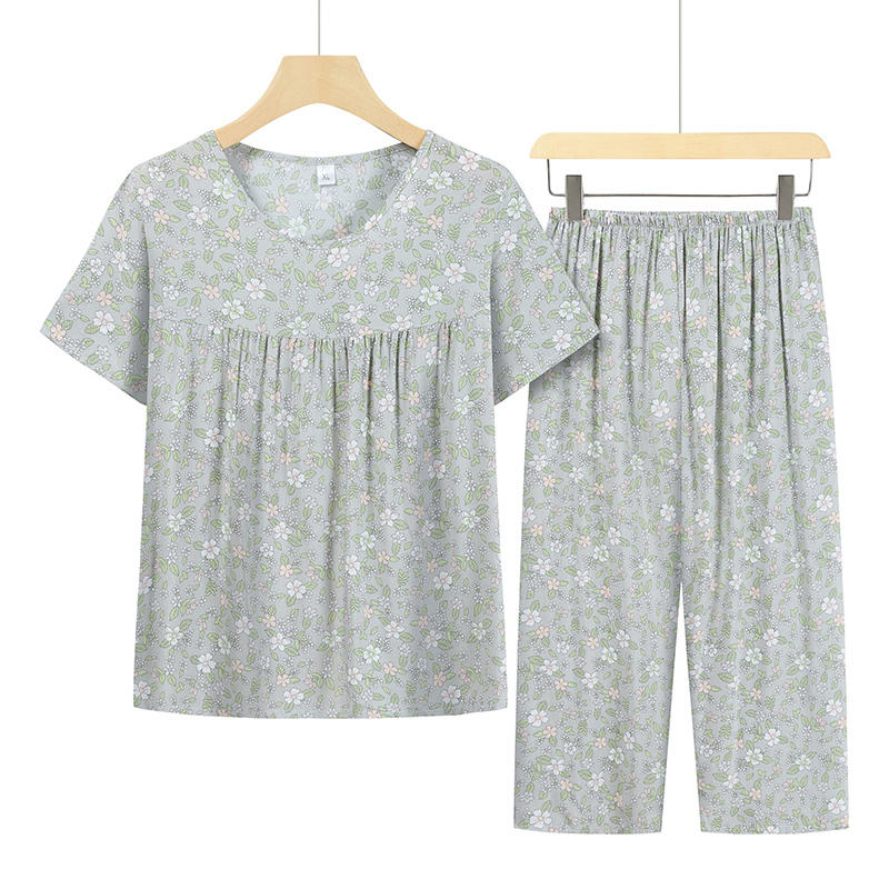 Seniors Short Sleeve Set (XL-4XL No. 14) [Please contact customer service to confirm the shipping size after placing an order]