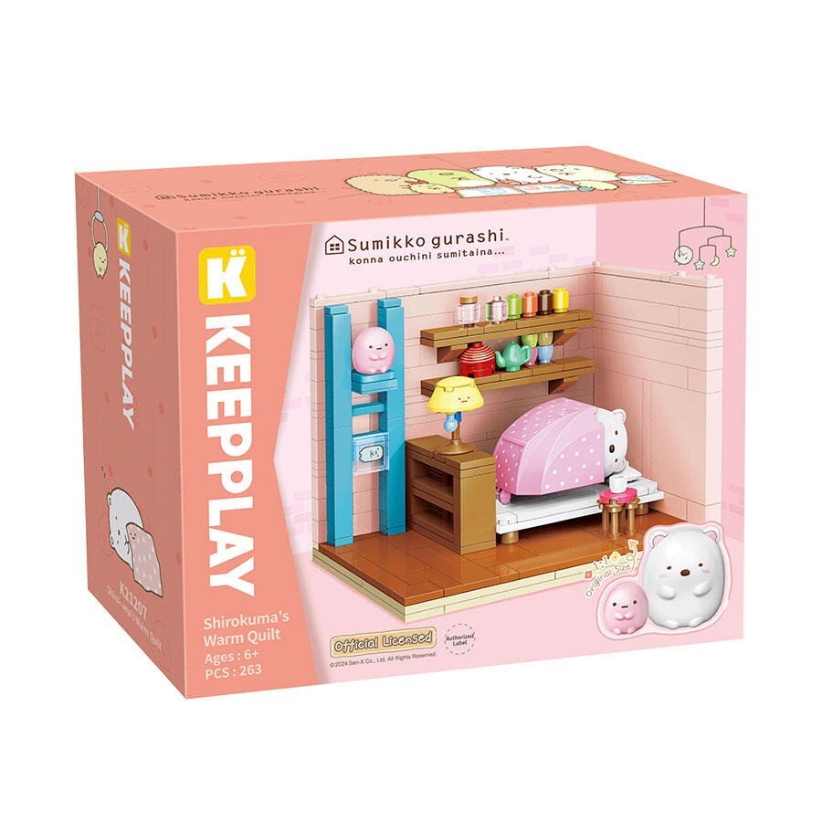 QMAN 角落生物 白熊的溫暖被窩