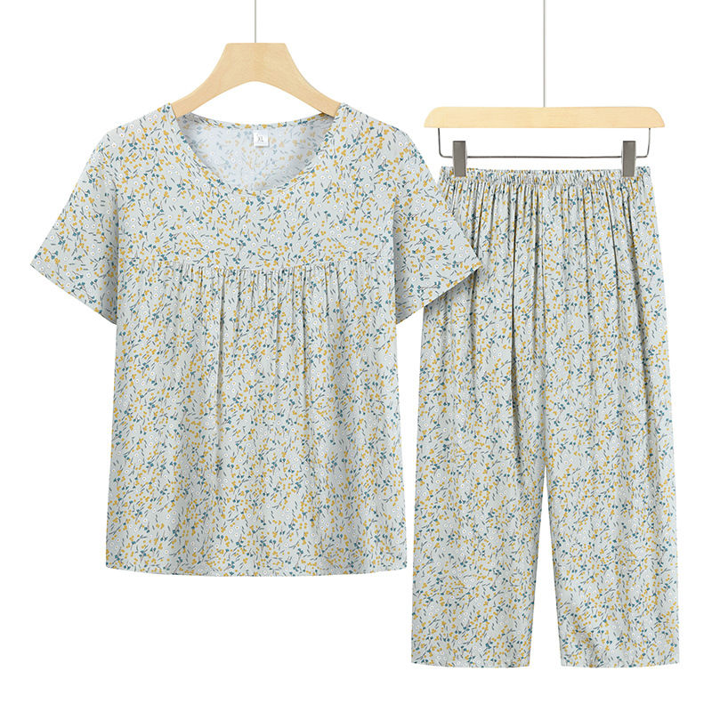 Seniors Short Sleeve Set (XL-4XL 22 Color) [Please contact customer service to confirm the shipping size after placing an order]