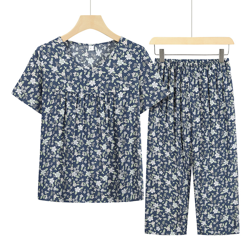 Seniors Short Sleeve Set (XL-4XL 25 Color) [Please contact customer service to confirm the shipping size after placing an order]