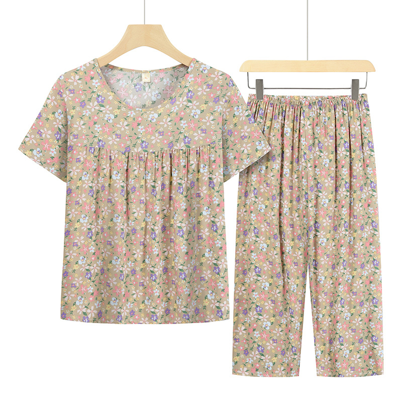 Seniors Short Sleeve Set (XL-4XL 26 Color) [Please contact customer service to confirm the shipping size after placing an order]