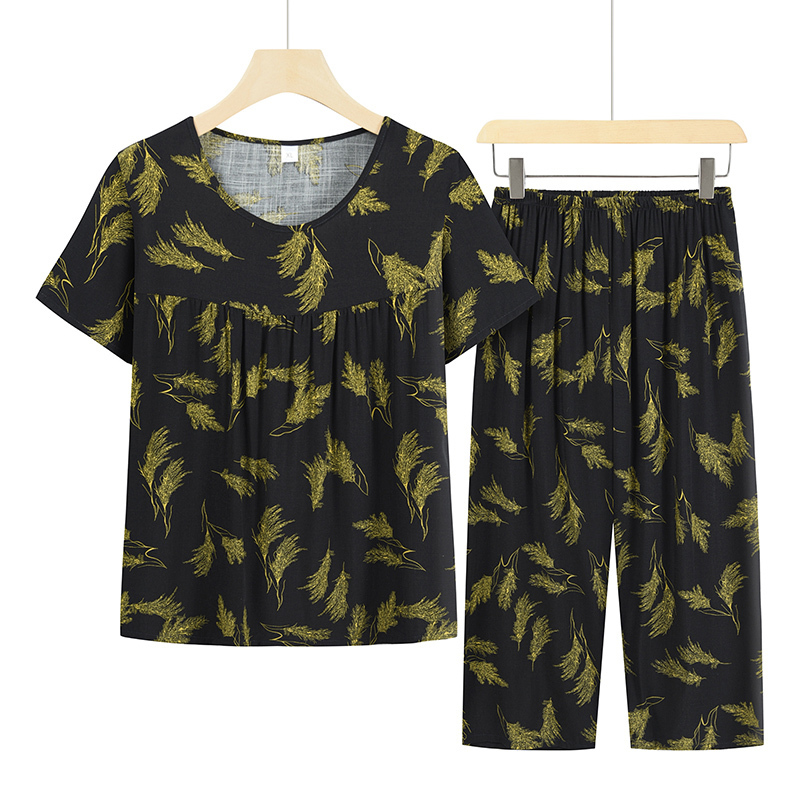 Seniors Short Sleeve Set (XL-4XL 28 Color) [Please contact customer service to confirm the shipping size after placing an order]