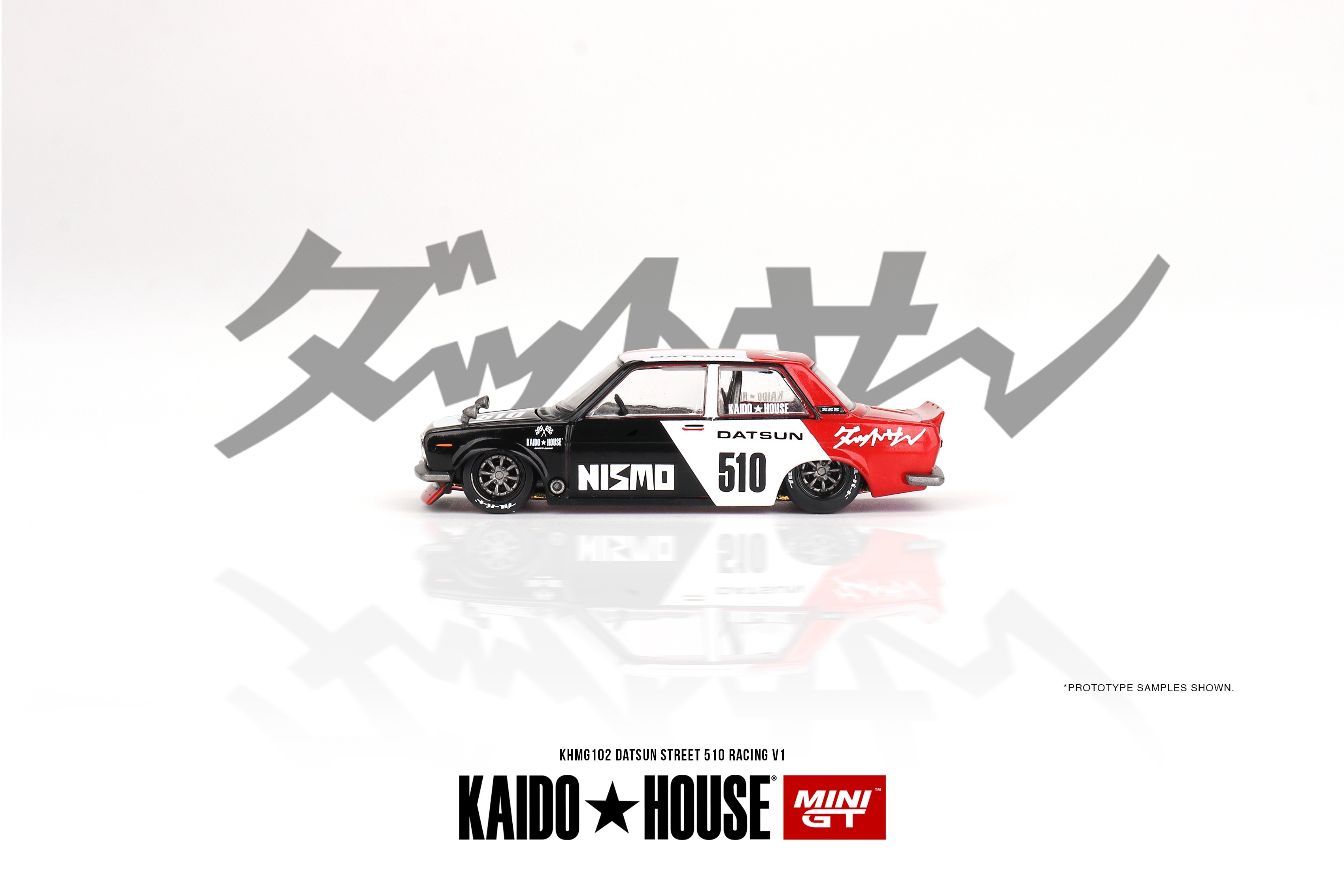 Mini GT 1/64 [Kaidohouse x MINI GT] Datsun Street 510 Racing V1