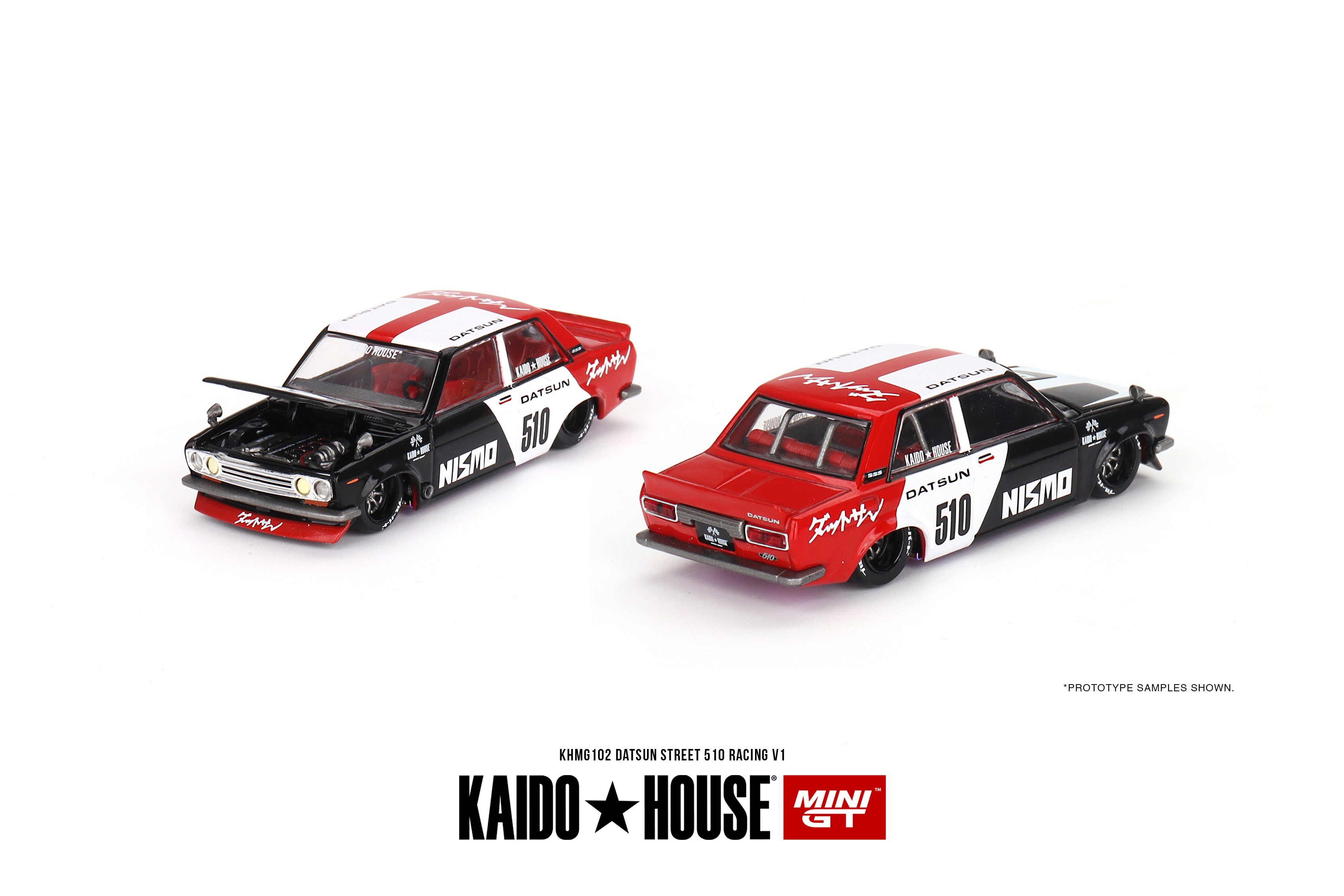 Mini GT 1/64 [Kaidohouse x MINI GT] Datsun Street 510 Racing V1