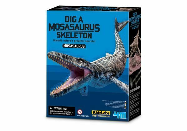 《 4M 》挖掘考古 挖掘化石:白堊紀滄龍 KidzLabs/Dig A Mosasaurus Skeleton