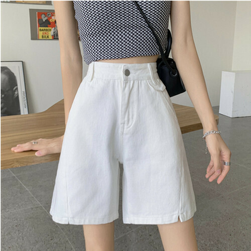 Hot Selling Denim Shorts [White] [Size S-L] (please contact customer service to confirm the delivery size after placing the order)