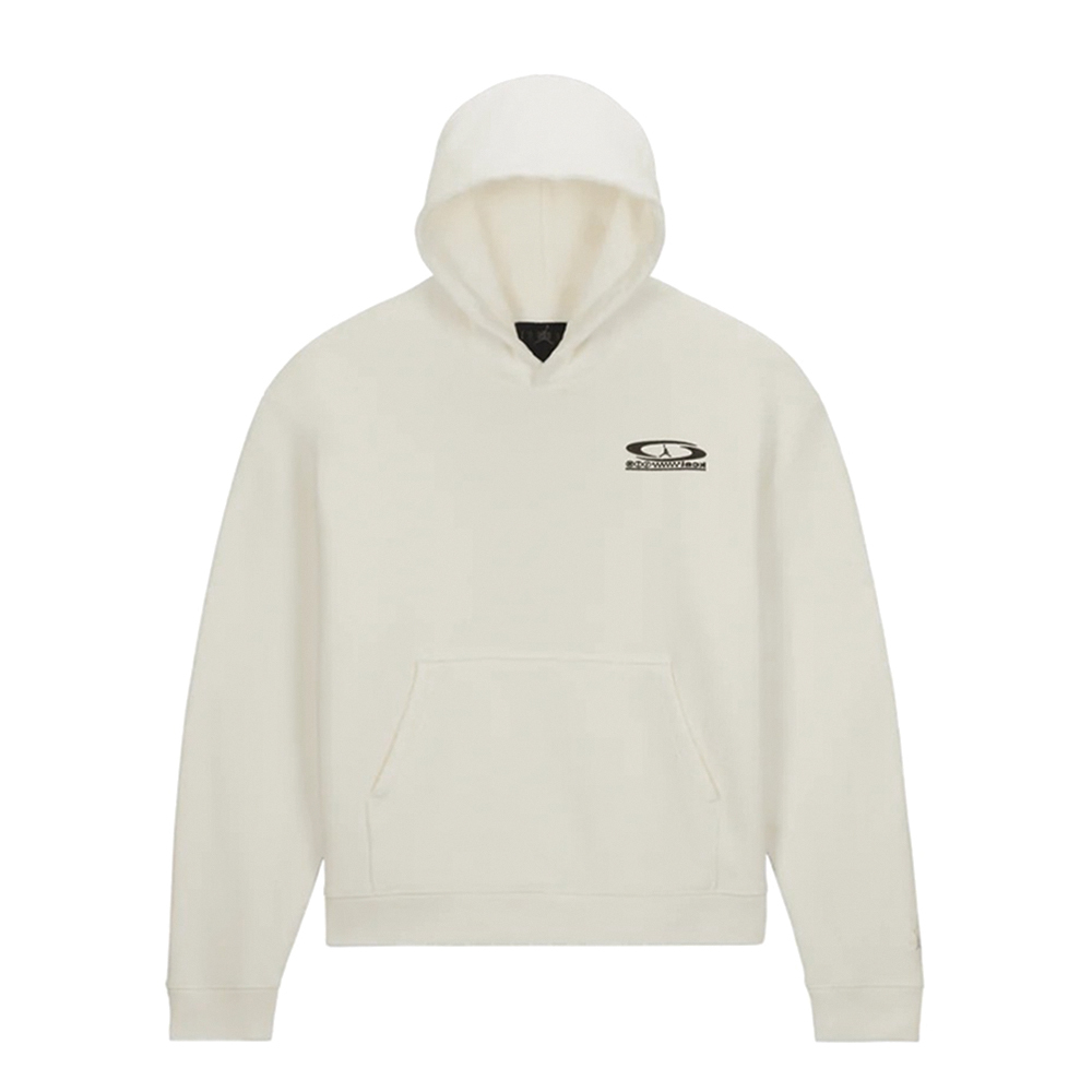 Travis Scott x Nike Jordan 聯名款帽T 長袖 連帽上衣 白色/摩卡色 DZ5503-133/DZ5503-275