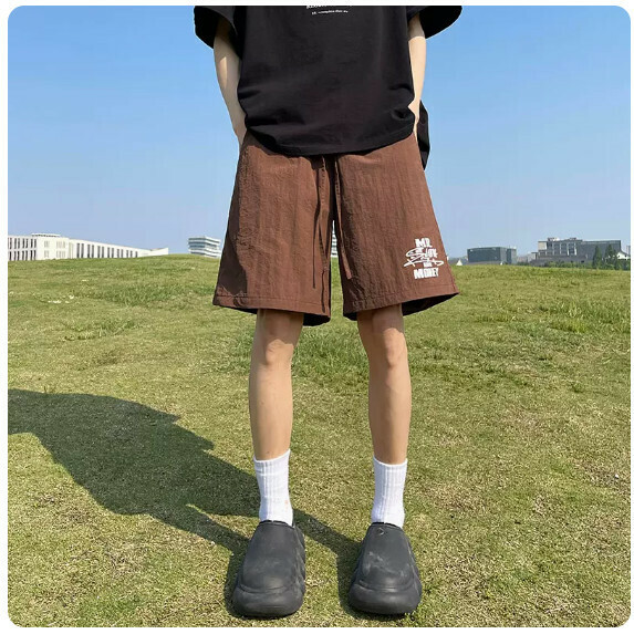Quick-drying beach shorts for men (brown [size S_2XL] (contact customer service to confirm the shipping size after placing an order))