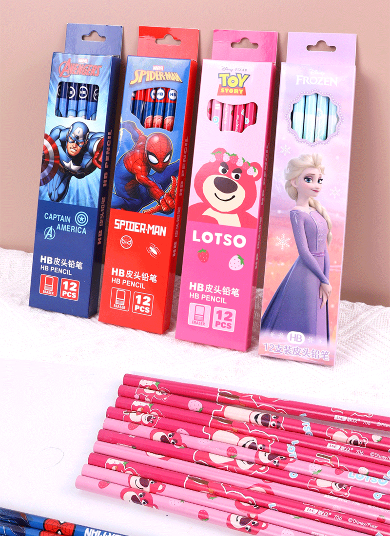 迪士尼 HB12支圓桿鉛筆 A73001