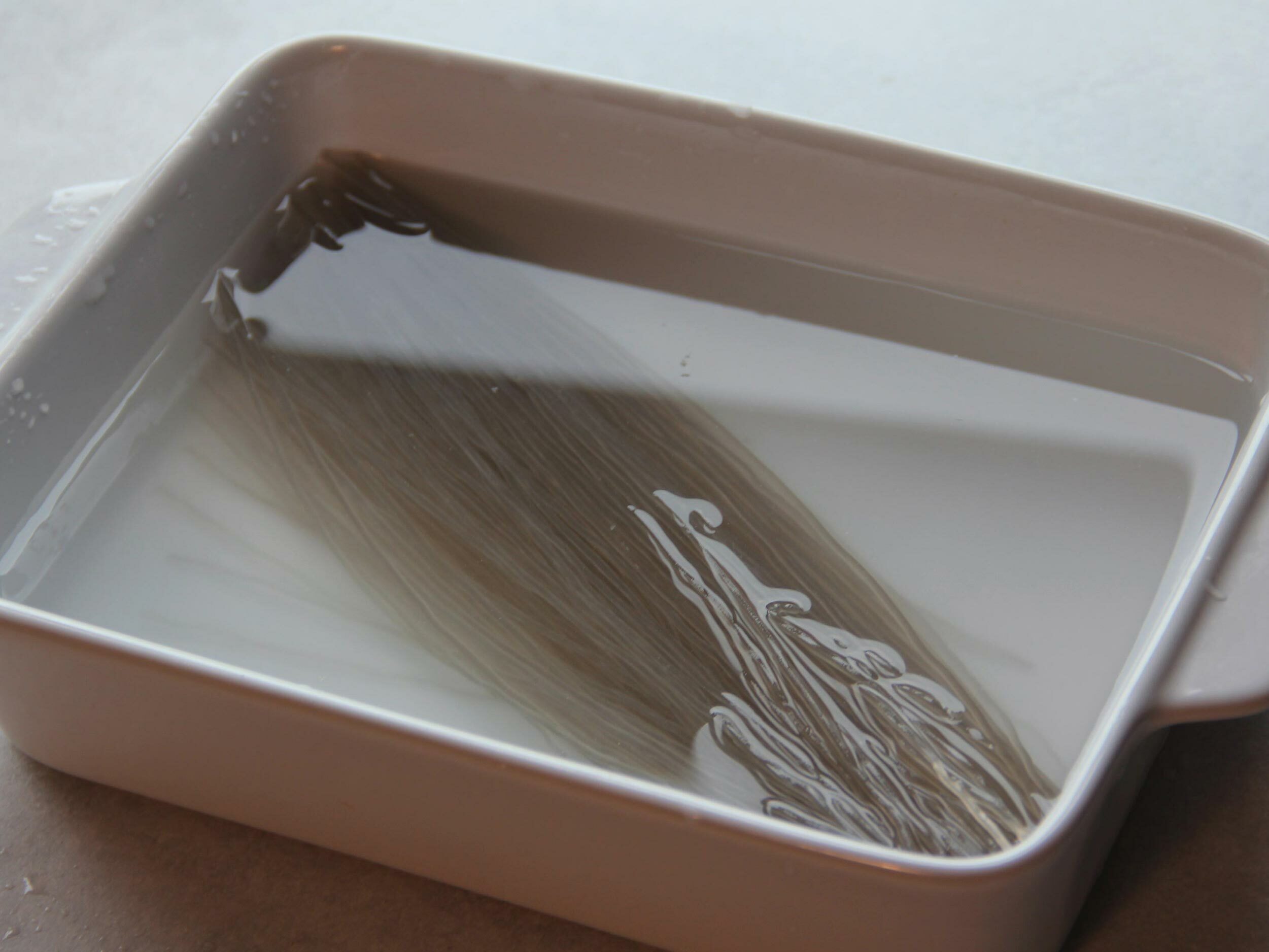 韓國冬粉浸泡20分鐘後