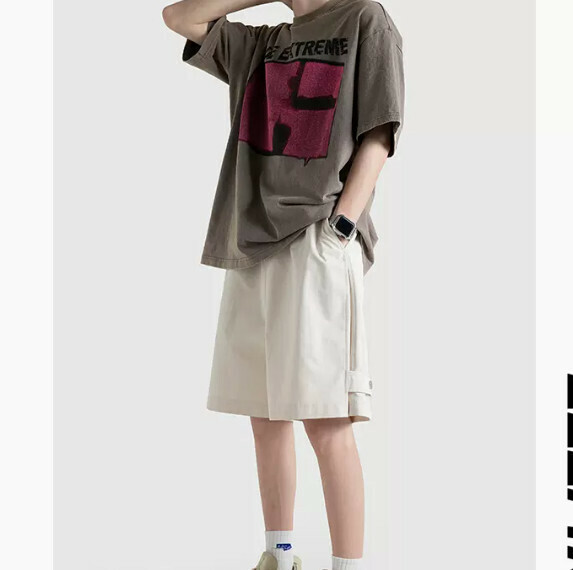 Sweatpants man (beige [size M_5XL] (contact customer service to confirm the shipping size after placing an order))