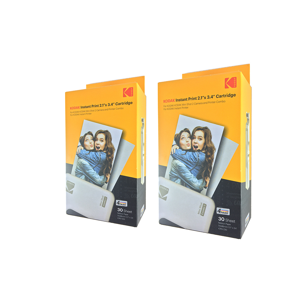 KODAK 柯達 MINI SHOT 專用相片紙連墨盒 MC-60 60張 公司貨 (C210R、P210R、P210、PM-220、MS-210專用)