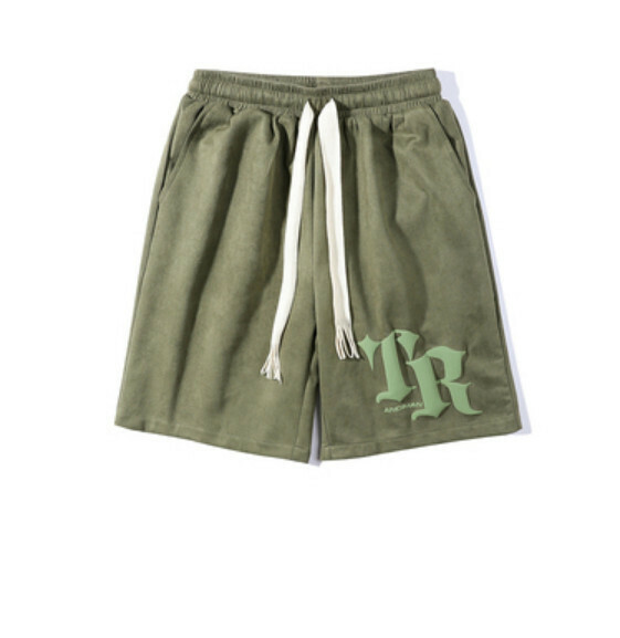 新款夏季寬鬆百搭五分褲（綠色）【M-5XL碼】【下單後聯絡客服確認發貨尺碼】
