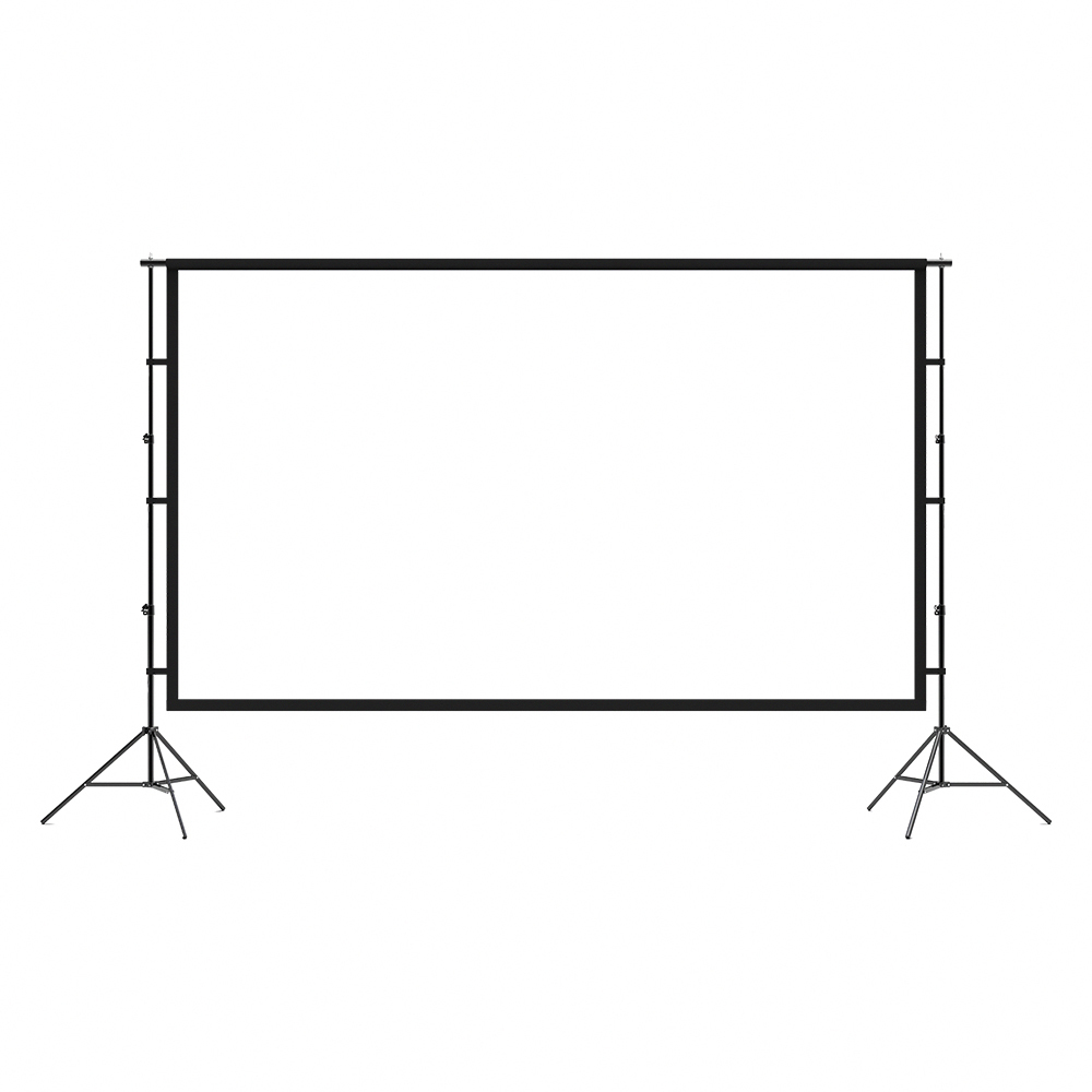 100吋 居家、戶外、露營投影布幕支架組