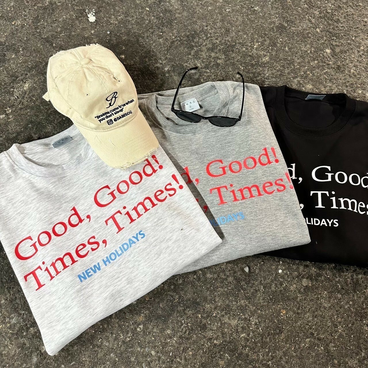 #1802 韓系Good Times 印花短T