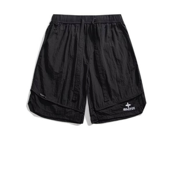 熱賣假兩件運動五分褲（黑色）【M-2XL碼】【下單後聯絡客服確認發貨尺碼】#