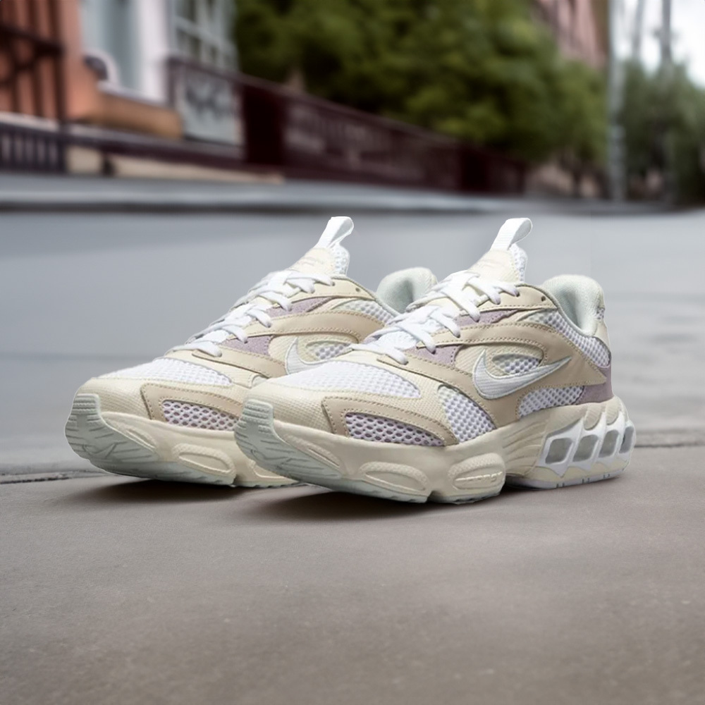 W Nike Zoom Air Fire 老爹鞋 粉米白 CW3876-200