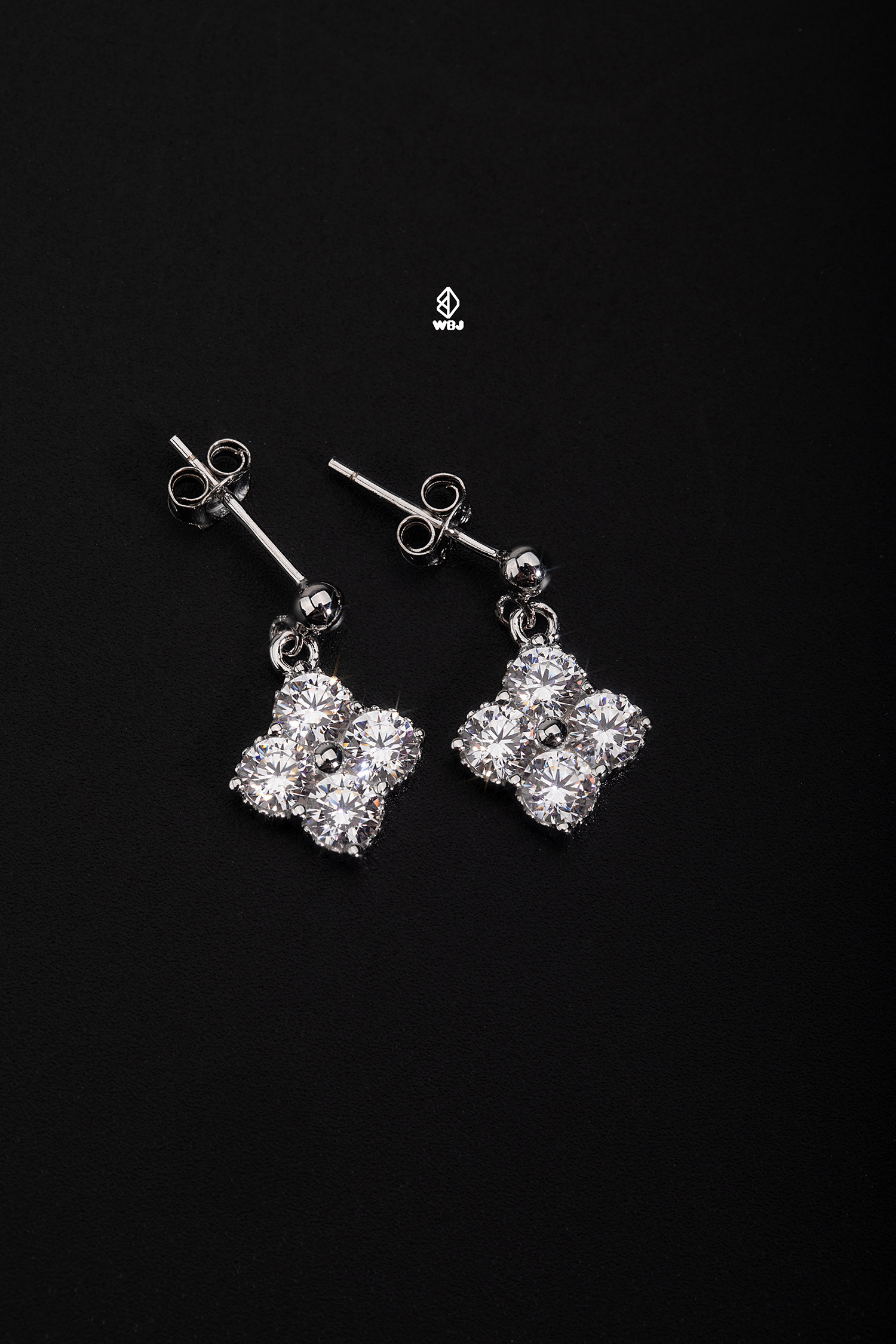 DIY迷你雪花耳釘