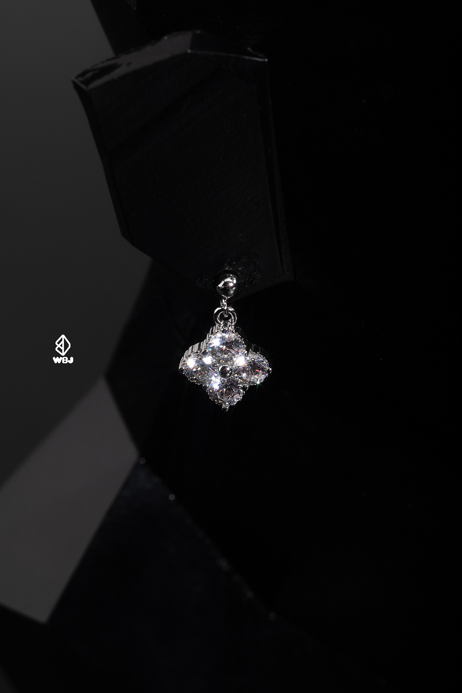 DIY迷你雪花耳釘