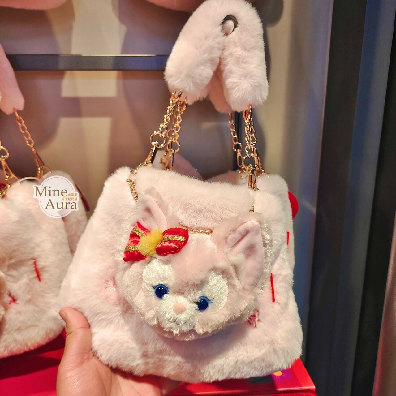 (限時特價) 2024 新春限定 玲娜貝兒 Lina bell 絨毛 大頭造型 手提包 斜背包 -上海迪士尼樂園