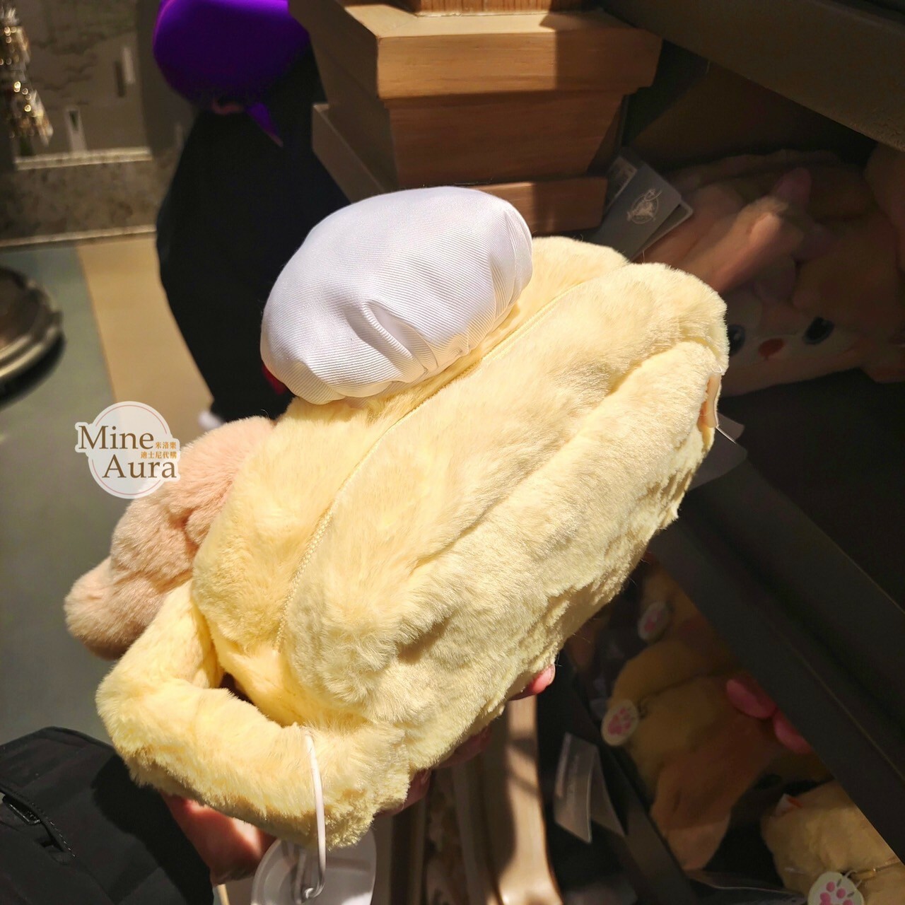可琦安 餅乾 CookieAnn 立體耳朵 絨毛 造型 筆袋 收納包 化妝包 -上海迪士尼樂園