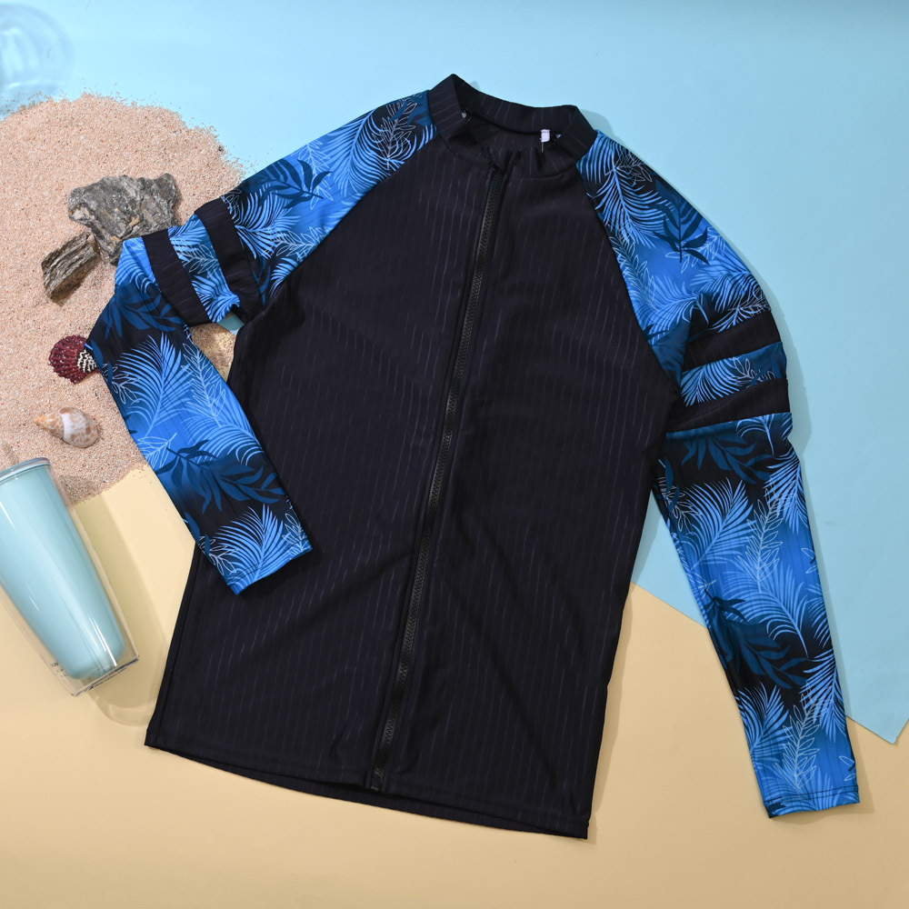 TE431-速乾防曬戲水外套中性版-黑