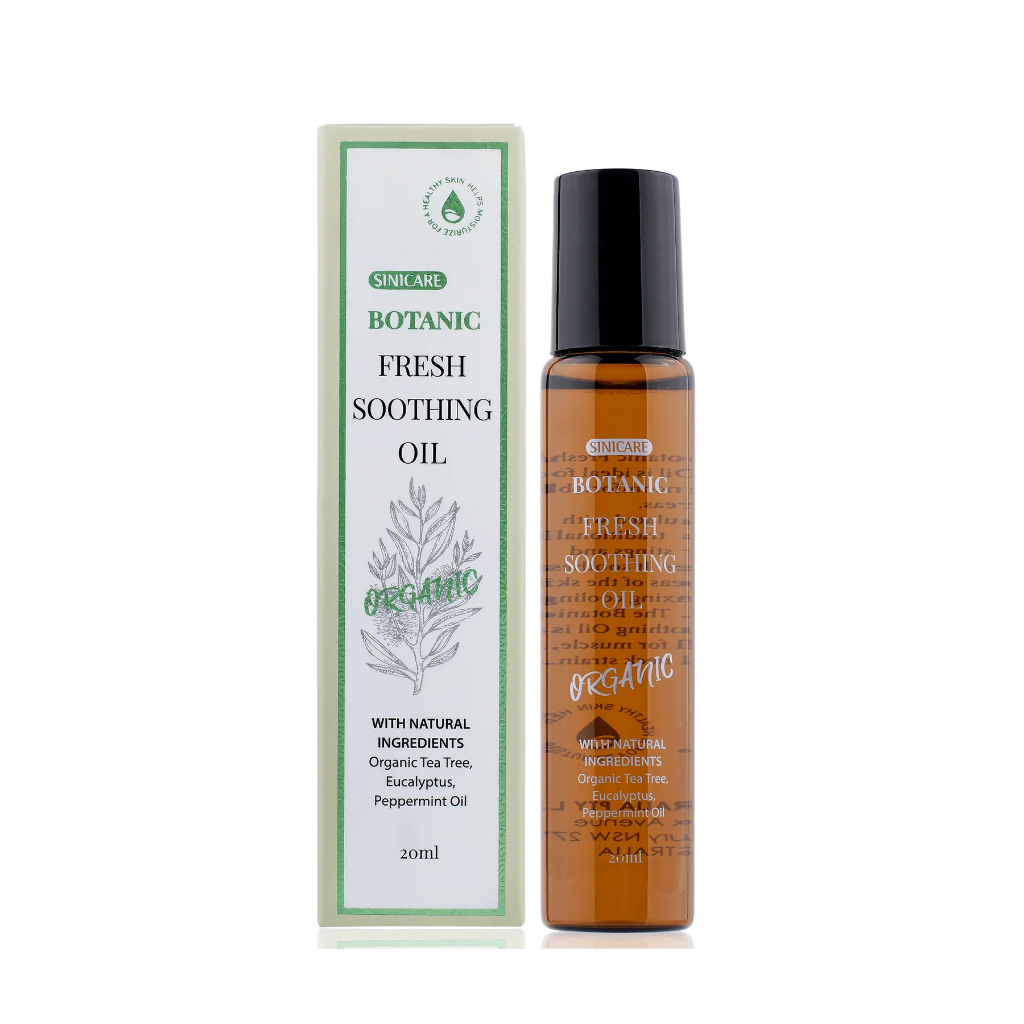 澳洲 SINICARE 有機精油 滾珠棒 (尤佳利+茶樹+薄荷精油) 20ml