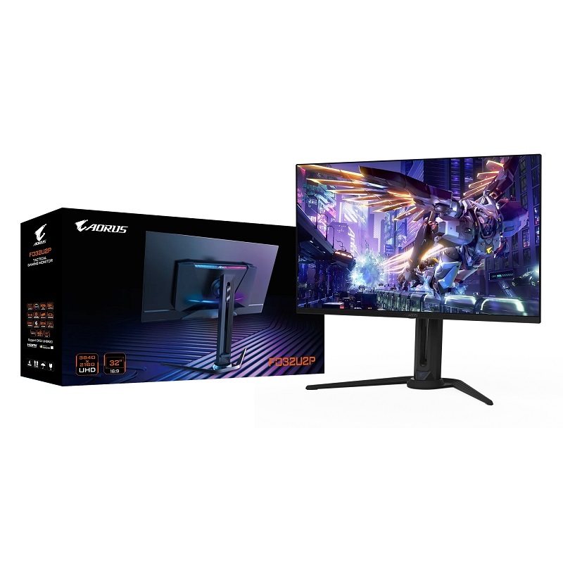 米特3C數位–[預購]技嘉 AORUS FO32U2P 32型電競螢幕 4K/240Hz/0.03ms/HDMI/OLED