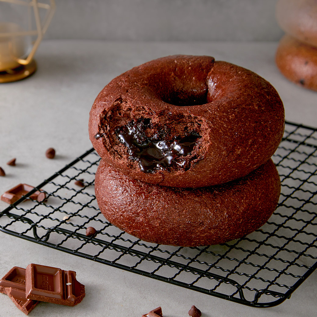 惡魔可可減醣貝果3入